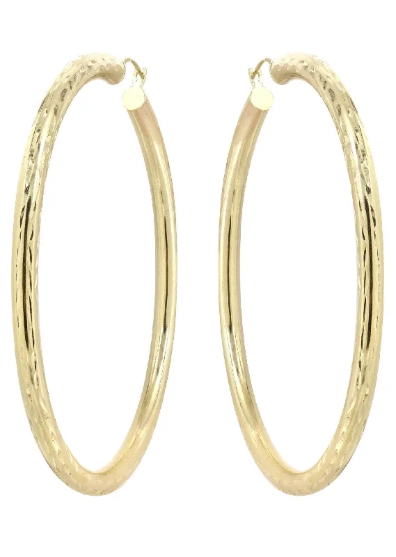 10k-gold-diamond-cut-hoop-earrings-customizable-size-1