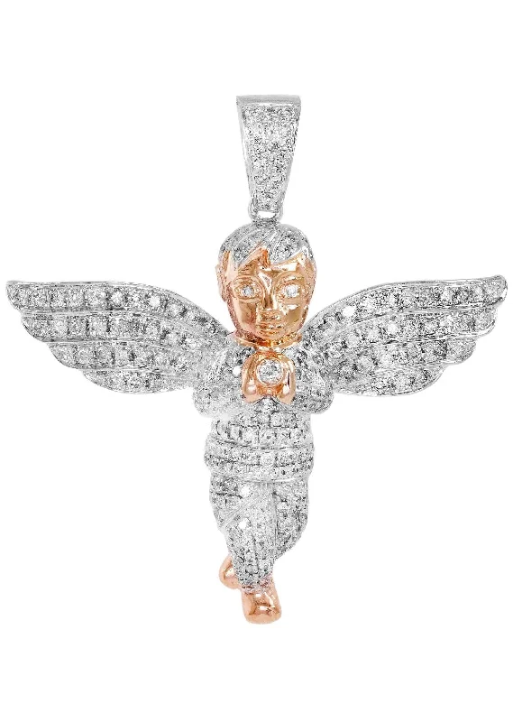 Diamond Angel Pendant | 16.86 Grams | 2.63 Carats