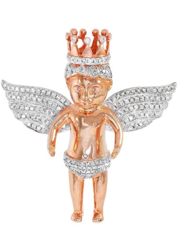 Diamond Angel Pendant | 32.43 Grams | 2.58 Carats