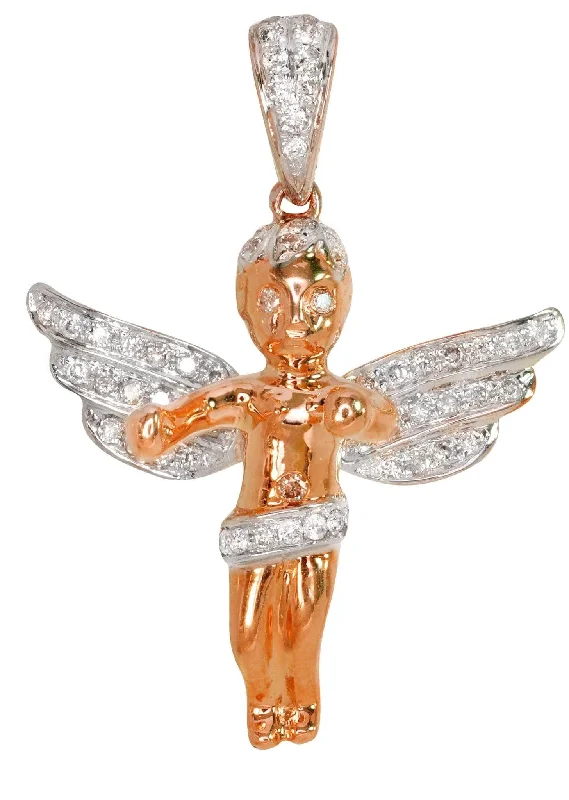 Diamond Angel Pendant | 4.73 Grams | 0.58 Carats