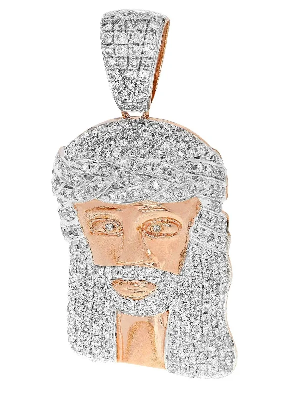 Diamond Jesus Piece | 18.86 Grams | 3.34 Carats