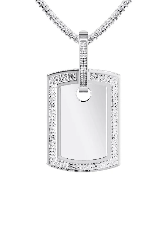 10k-white-gold-diamond-dog-tag-picture-pendant-cuban-chain-appx-19-grams