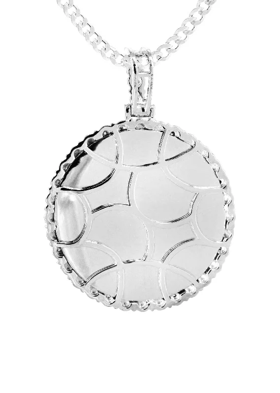 10k-white-gold-diamond-round-picture-pendant-cuban-chain-appx-16-grams