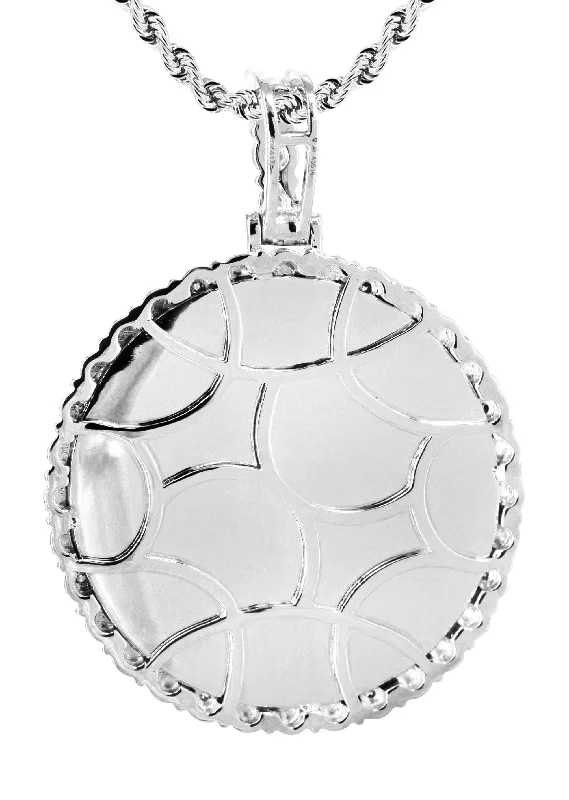 10k-white-gold-diamond-round-picture-pendant-rope-chain-appx-19-grams