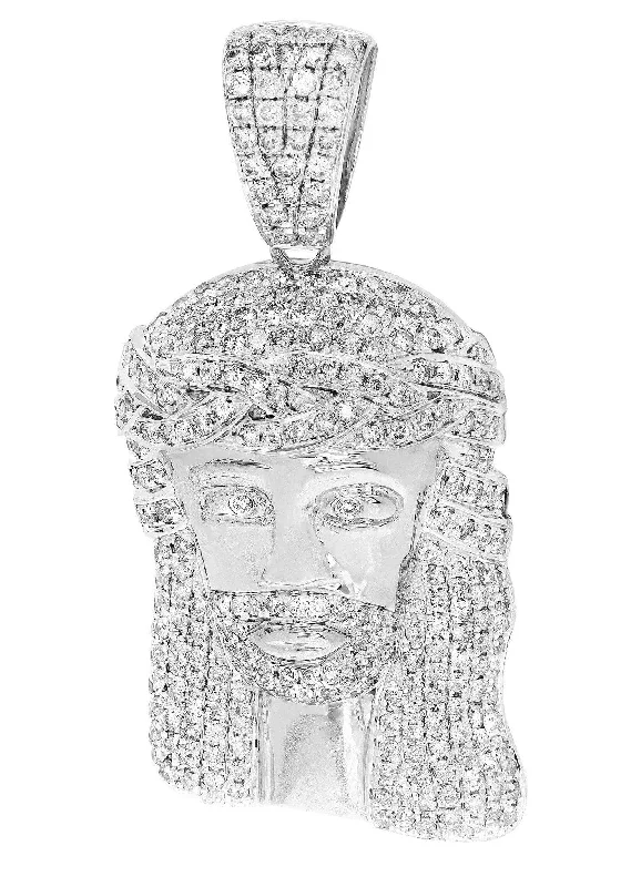 Diamond Jesus Piece | 15.02 Grams | 3.12 Carats