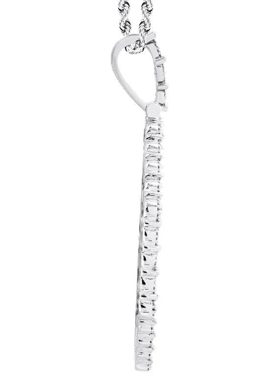 10k-white-gold-large-diamond-heart-picture-pendant-franco-chain-appx-24-grams