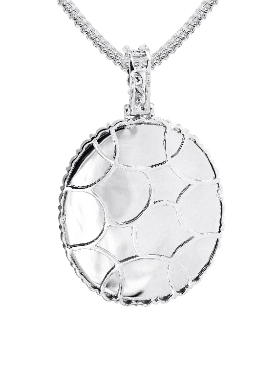 10k-white-gold-medium-diamond-oval-picture-pendant-franco-chain-appx-19-grams