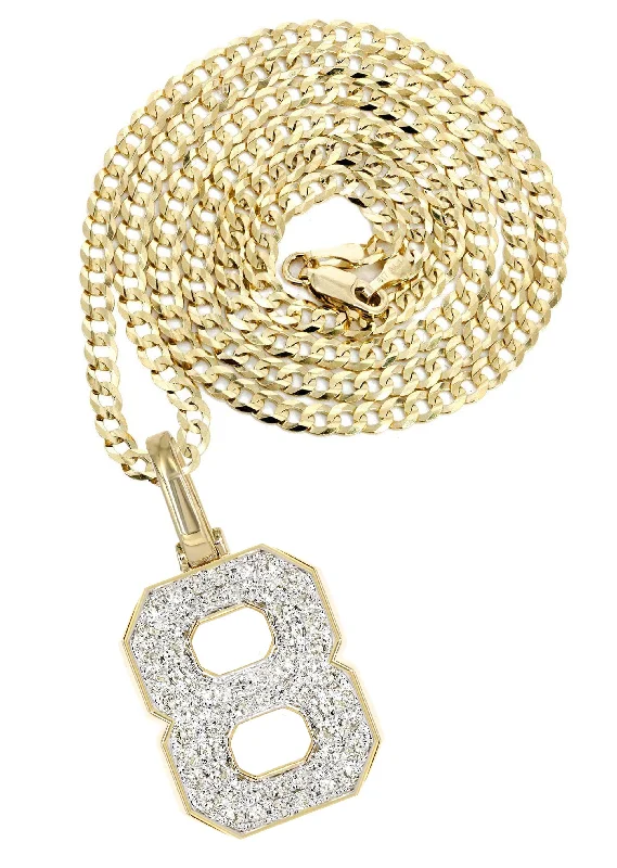 #8 Diamond Pendant Necklace | 0.66 Carats