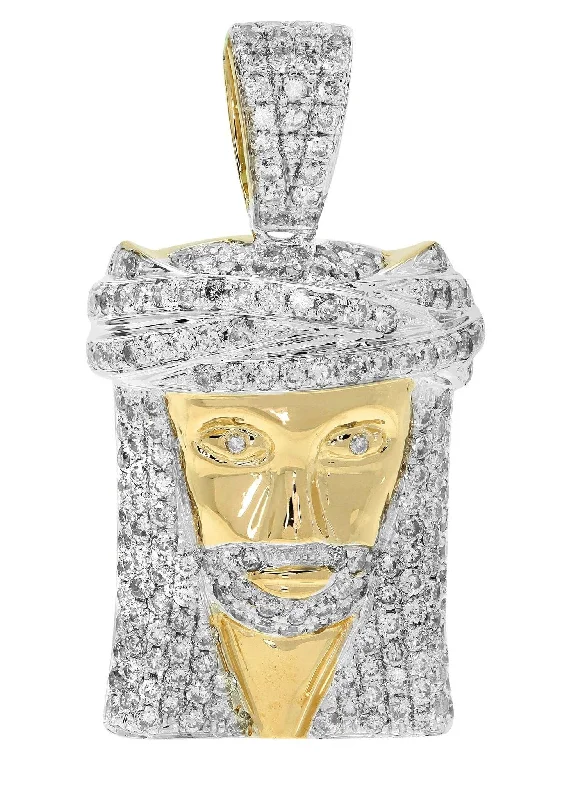 Diamond Jesus Pendant | 10 Grams | 2.48 Carats