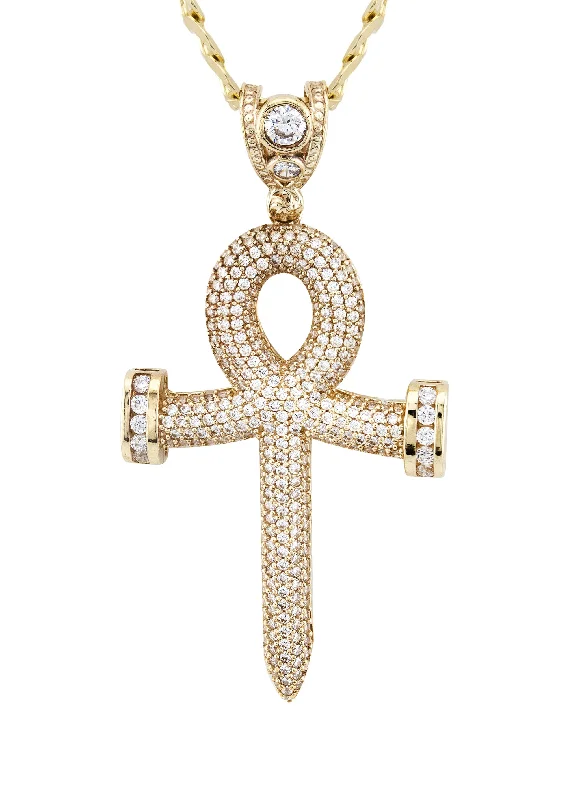 10k-yellow-gold-ankh-necklace-small-large-sizes