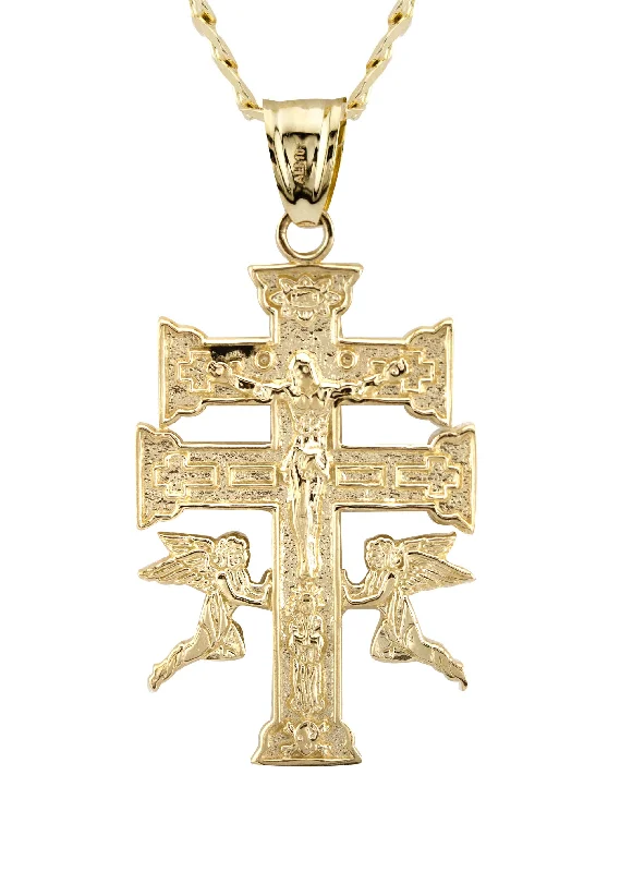 10k-yellow-gold-cross-necklace-small-large-sizes-7