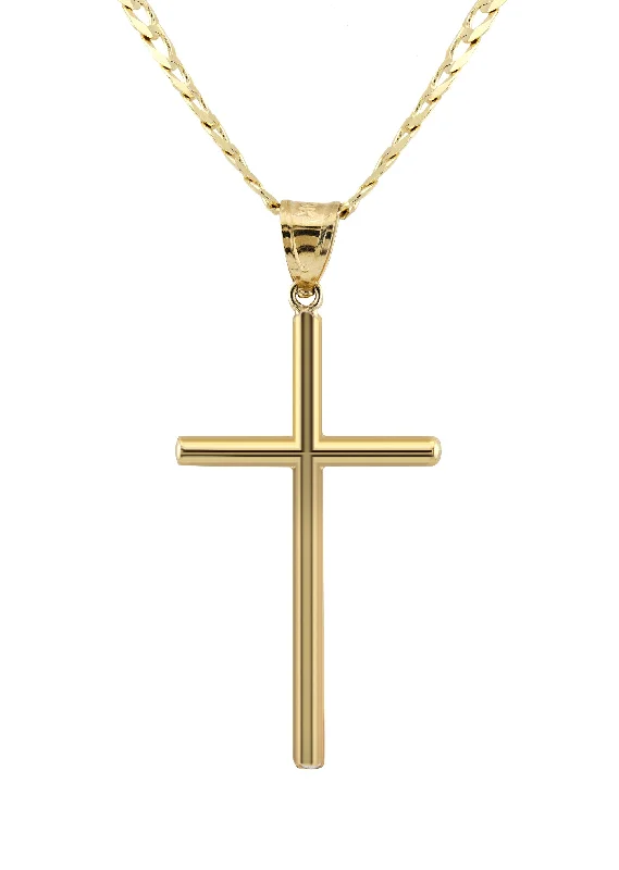 10k-yellow-gold-cross-necklace-small-large-sizes