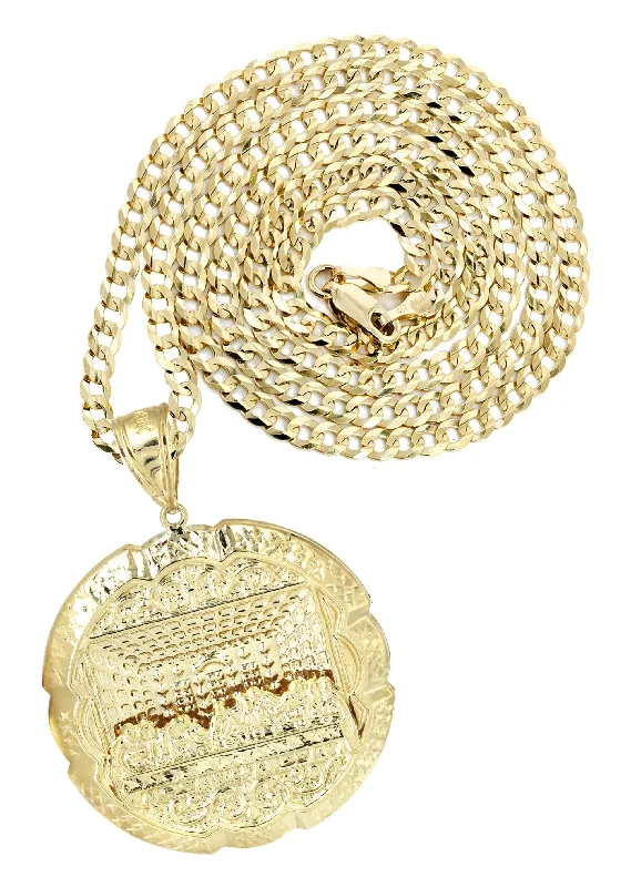 10K Yellow Gold Last Supper Necklace | Appx 18.9 Grams