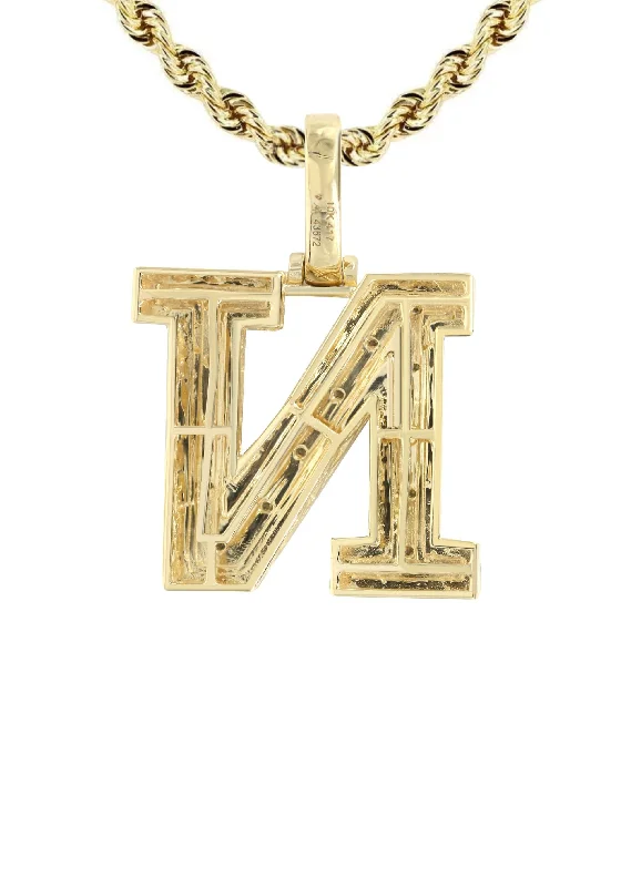 10k-yellow-gold-cuban-chain-letter-n-pendant-appx-15-4-grams