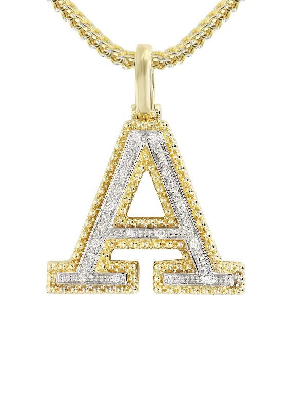 10k-yellow-gold-franco-chain-letter-a-pendant-appx-14-grams