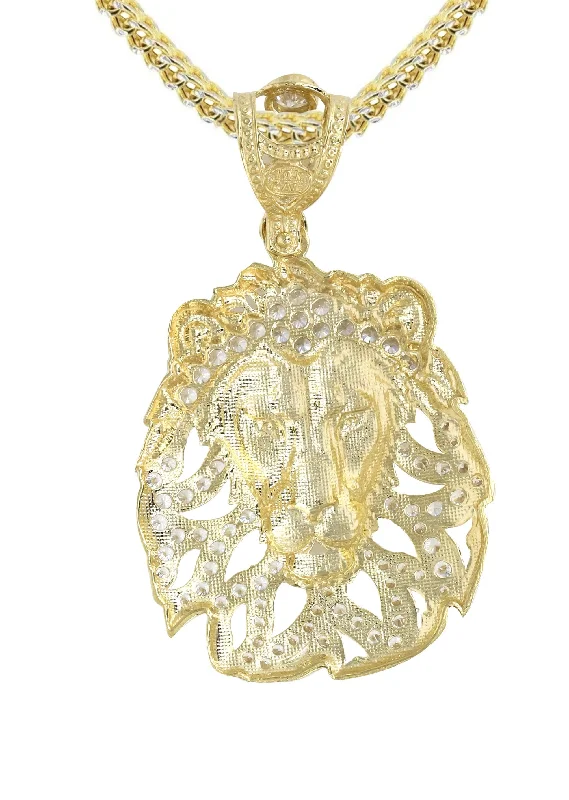 10k-yellow-gold-franco-chain-lion-head-pendant-appx-17-4-grams