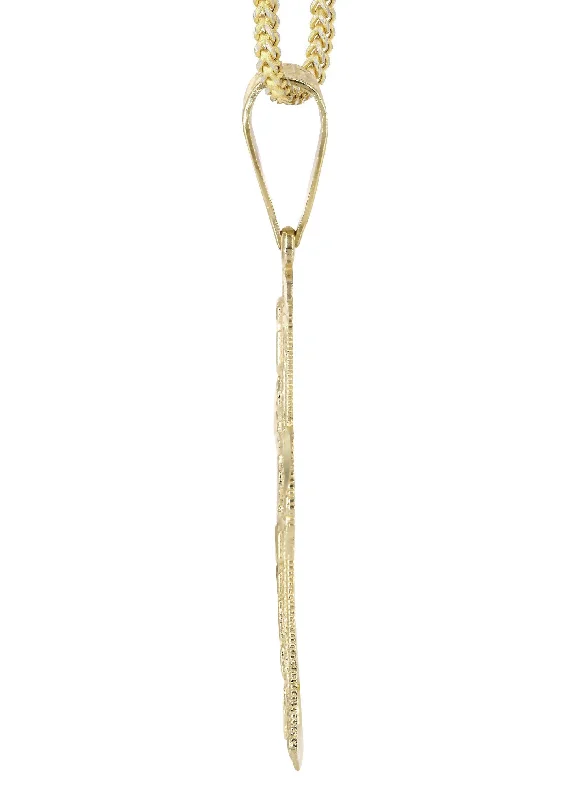 10k-yellow-gold-franco-chain-nugget-cross-pendant-appx-14-3