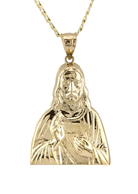 10k-yellow-gold-jesus-head-necklace-small-large-sizes-2