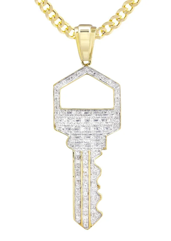 10k-yellow-gold-key-pendant-cuban-chain-0-45-carats