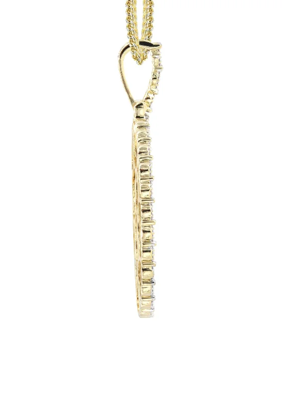 10k-yellow-gold-medium-diamond-oval-picture-pendant-franco-chain-appx-19-grams