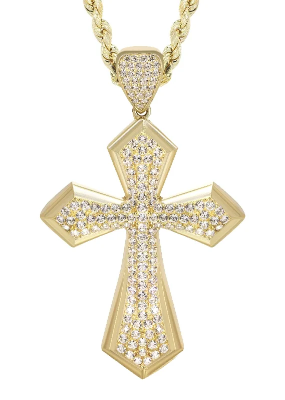 10k-yellow-gold-rope-chain-cz-cross-pendant-appx-14-9