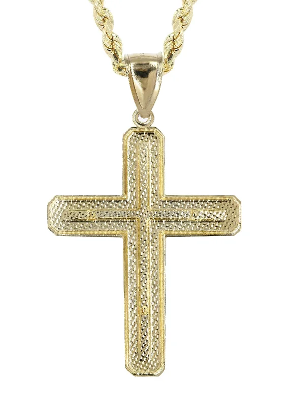 10k-yellow-gold-rope-chain-diamond-cut-cross-pendant-appx-13-4