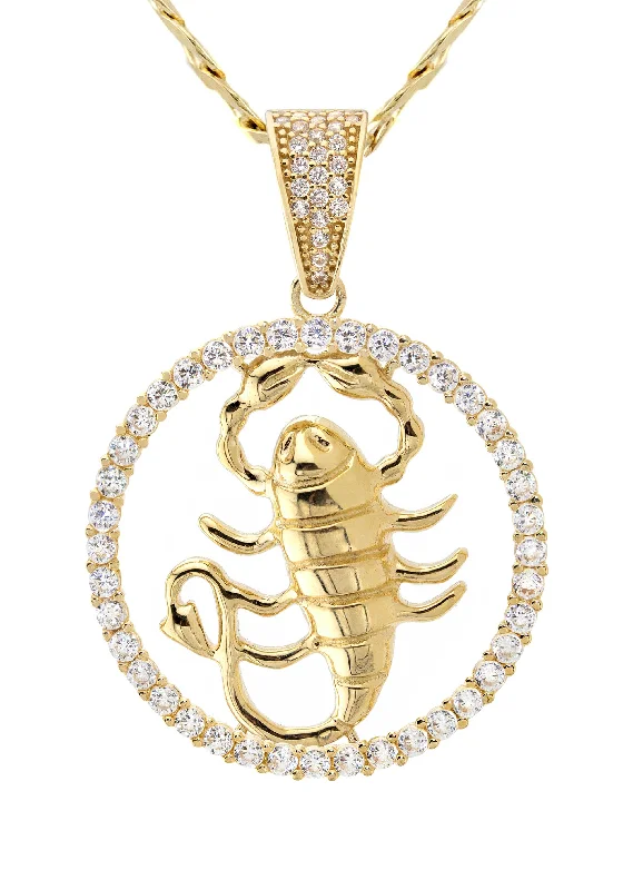 10k-yellow-gold-zodiac-aquarius-necklace-appx-17-1-grams