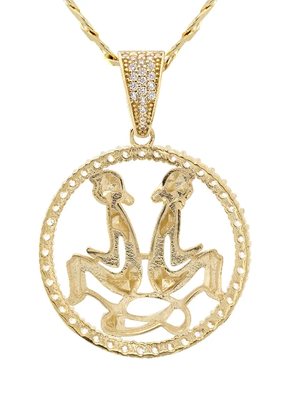 10k-yellow-gold-zodiac-aquarius-necklace-appx-17-grams-1