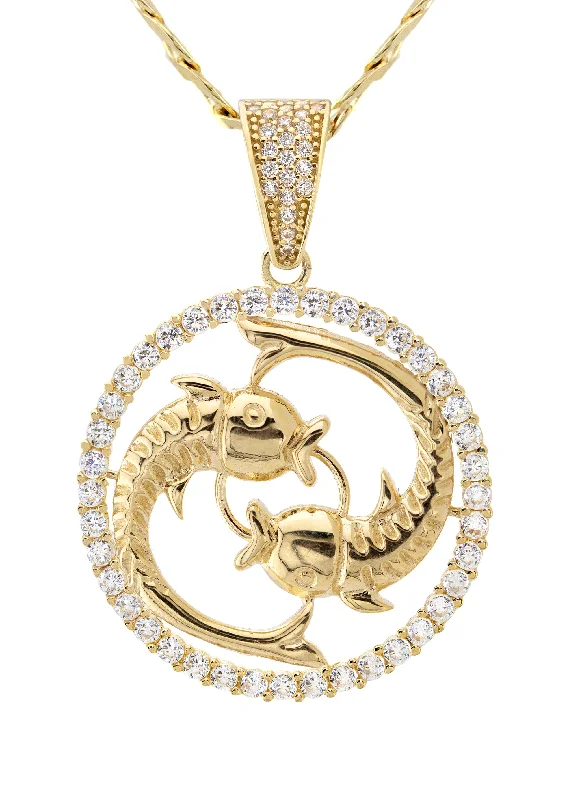 10k-yellow-gold-zodiac-aquarius-necklace-appx-17-grams-4