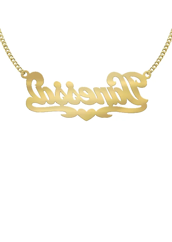 14k-ladies-diamond-cut-name-plate-necklace-appx-7-grams