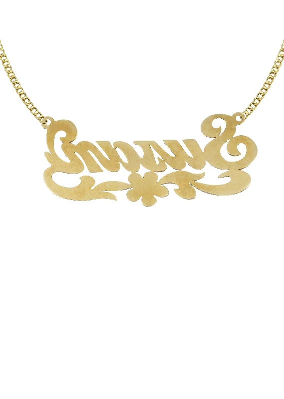 14k-ladies-diamond-cut-name-plate-necklace-appx-8-6-grams