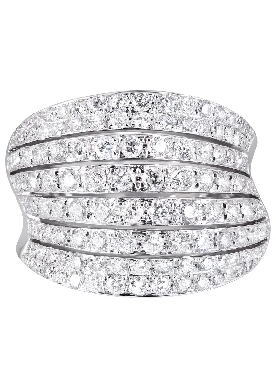 14K Ladies Diamond Cocktail Ring | 2.28 Carats | 9.5 Grams