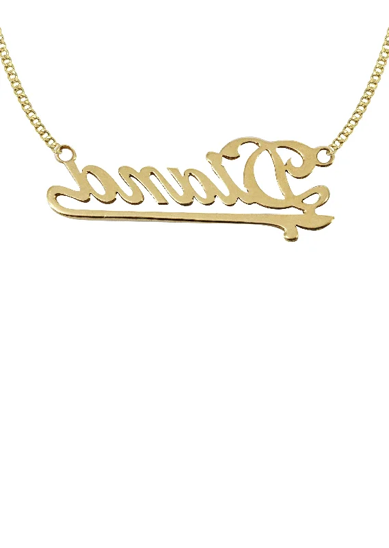 14k-ladies-plain-gold-name-plate-necklace-appx-6-4-grams