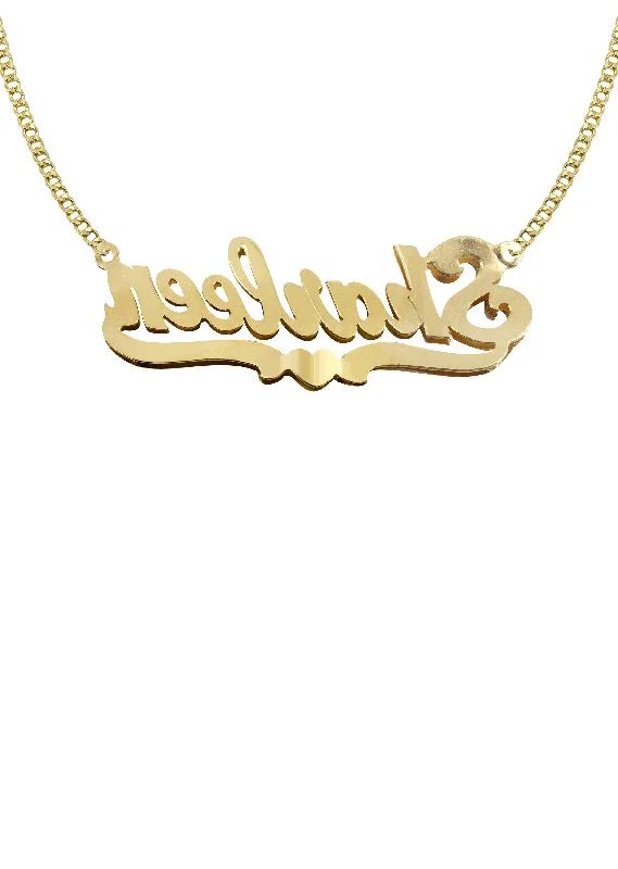 14k-ladies-two-tone-name-plate-necklace-appx-10-grams