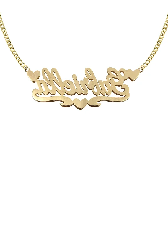 14k-ladies-two-tone-name-plate-necklace-appx-9-8-grams