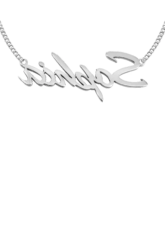 14k-ladies-white-gold-name-plate-necklace-appx-7-9-grams