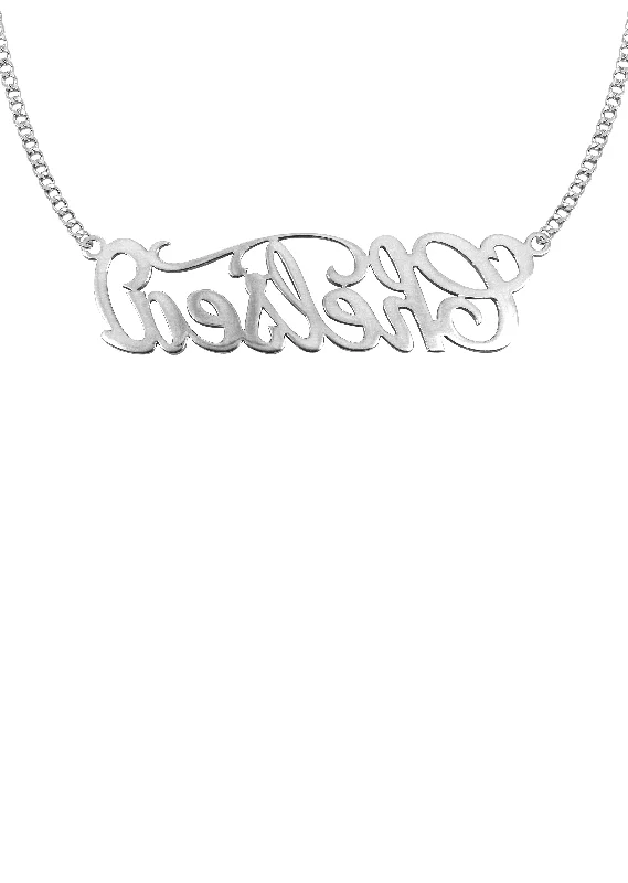 14k-ladies-white-gold-name-plate-necklace-appx-8-6-grams