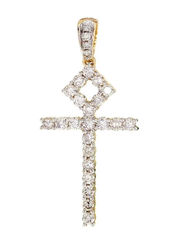 Diamond Ankh Pendant | 0.94 Carats | 2 Grams