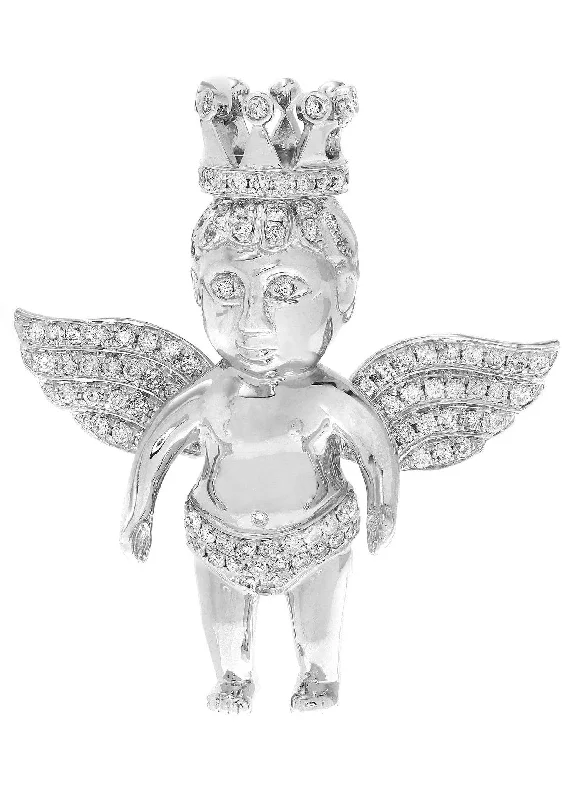 Diamond Angel Pendant | 21.97 Grams | 1.66 Carats