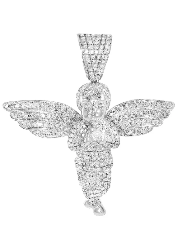 Diamond Angel Pendant | 26.69 Grams | 5.04 Carats