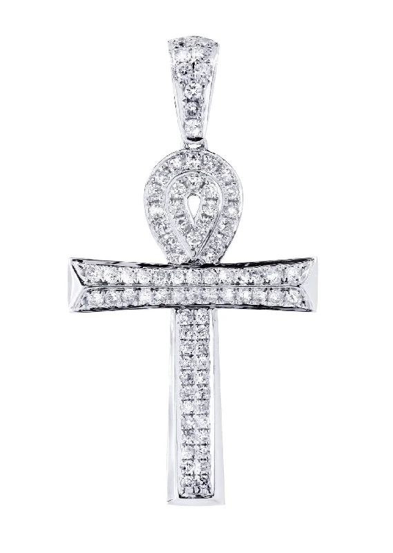 Diamond Ankh Pendant | 0.81 Carats | 3.33 Grams