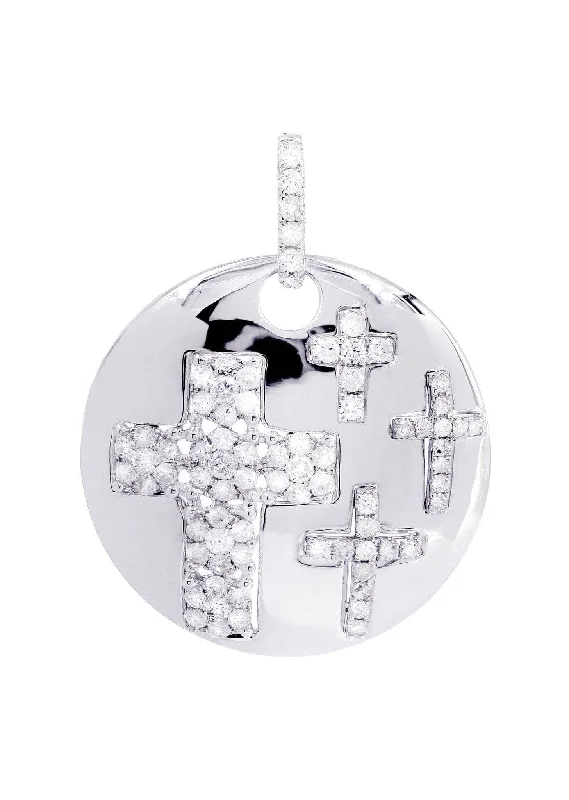 Diamond Cross Pendant | 0.81 Carats | 4.96 Grams