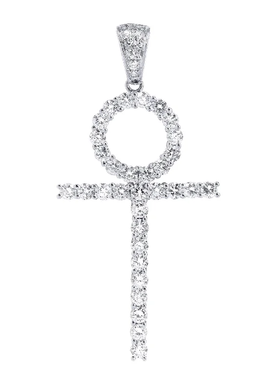 Diamond Ankh Pendant | 1.96 Carats | 4.52 Grams