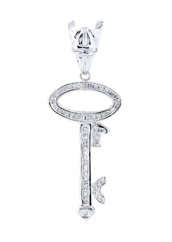 Diamond Key Pendant | 0.53 Carats | 5.37 Grams