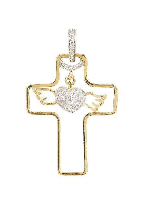 Diamond Cross Pendant | 0.24 Carats | 2.13 Grams