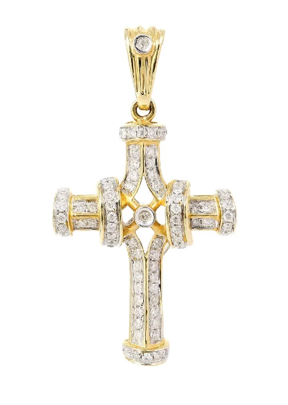 Diamond Cross Pendant |0.45 Carats | 3.45 Grams