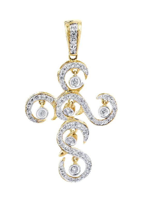 Diamond Cross Pendant | 0.51 Carats | 3.42 Grams