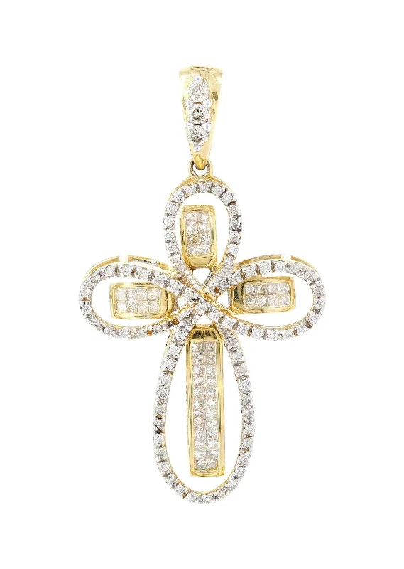 Diamond Cross Pendant | 1.3 Carats | 5.29 Grams