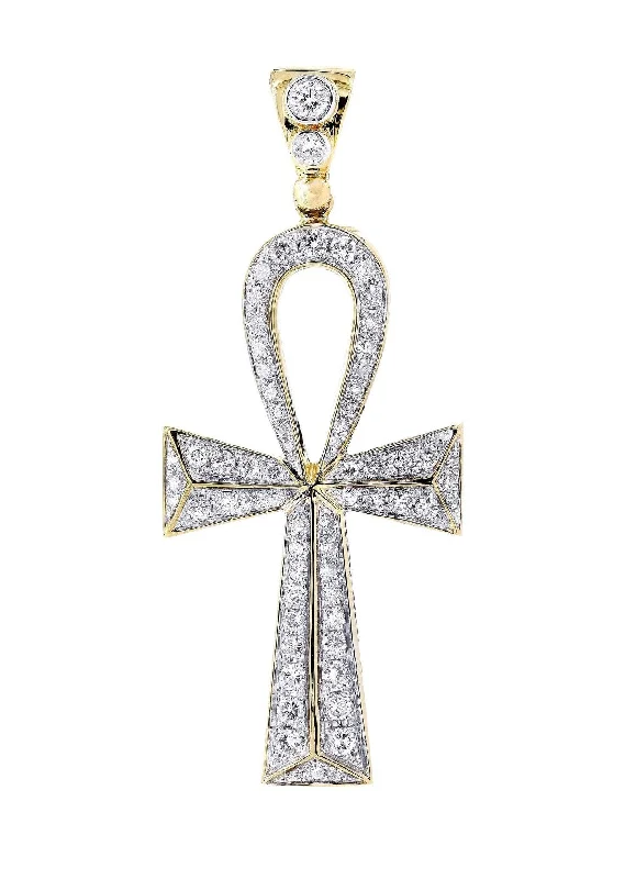 Diamond Ankh Pendant | 1.31 Carats | 9 Grams