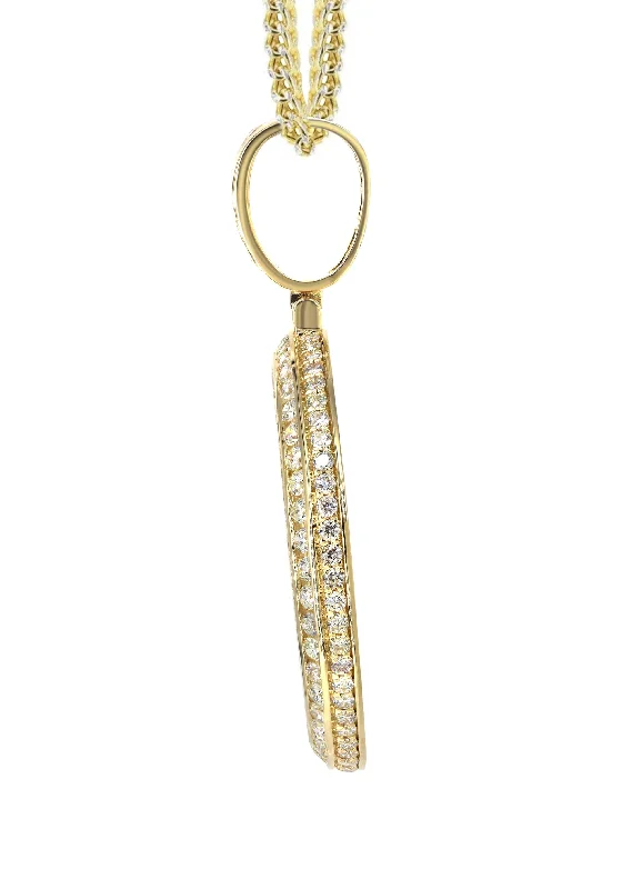 14k-yellow-gold-diamond-round-picture-pendant-franco-chain-4-25-carats-appx-21-grams